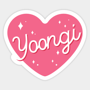 BTS Suga Min Yoongi name Sticker